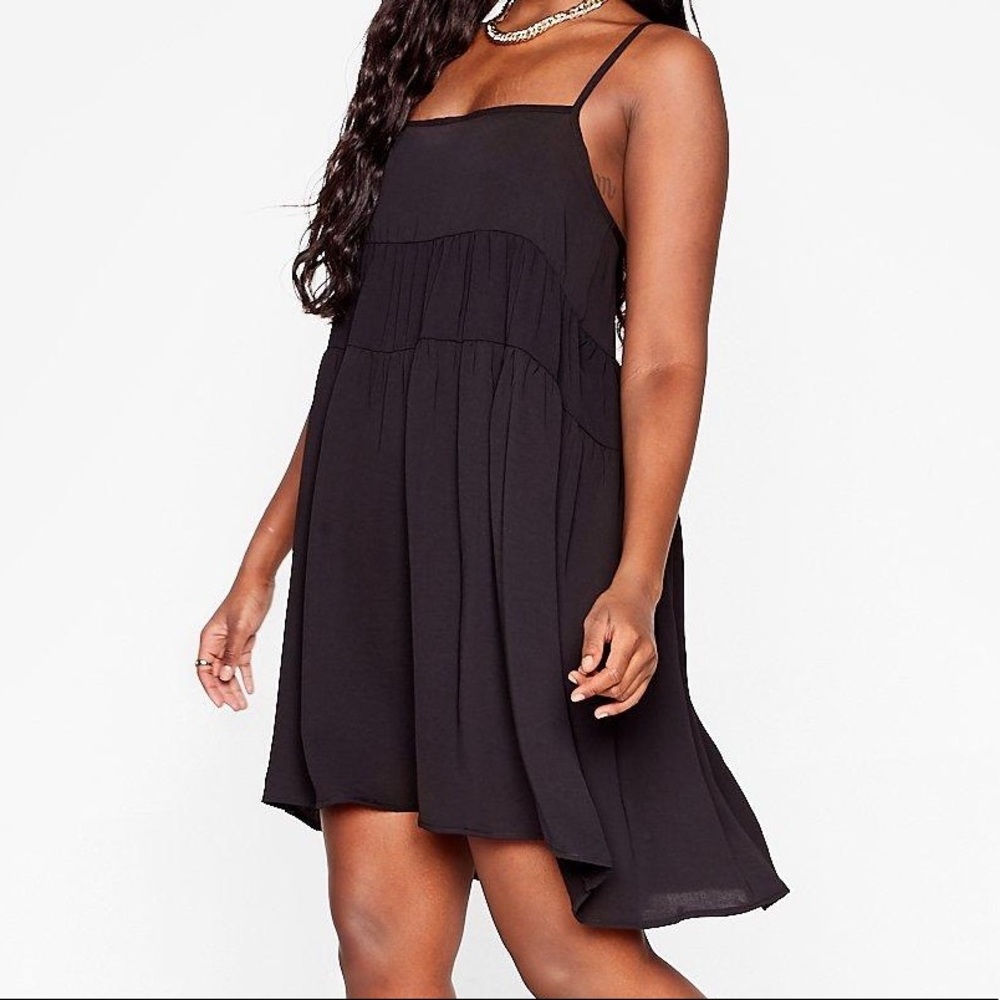 NWOT Plus Size Tiered Mini Cami Dress